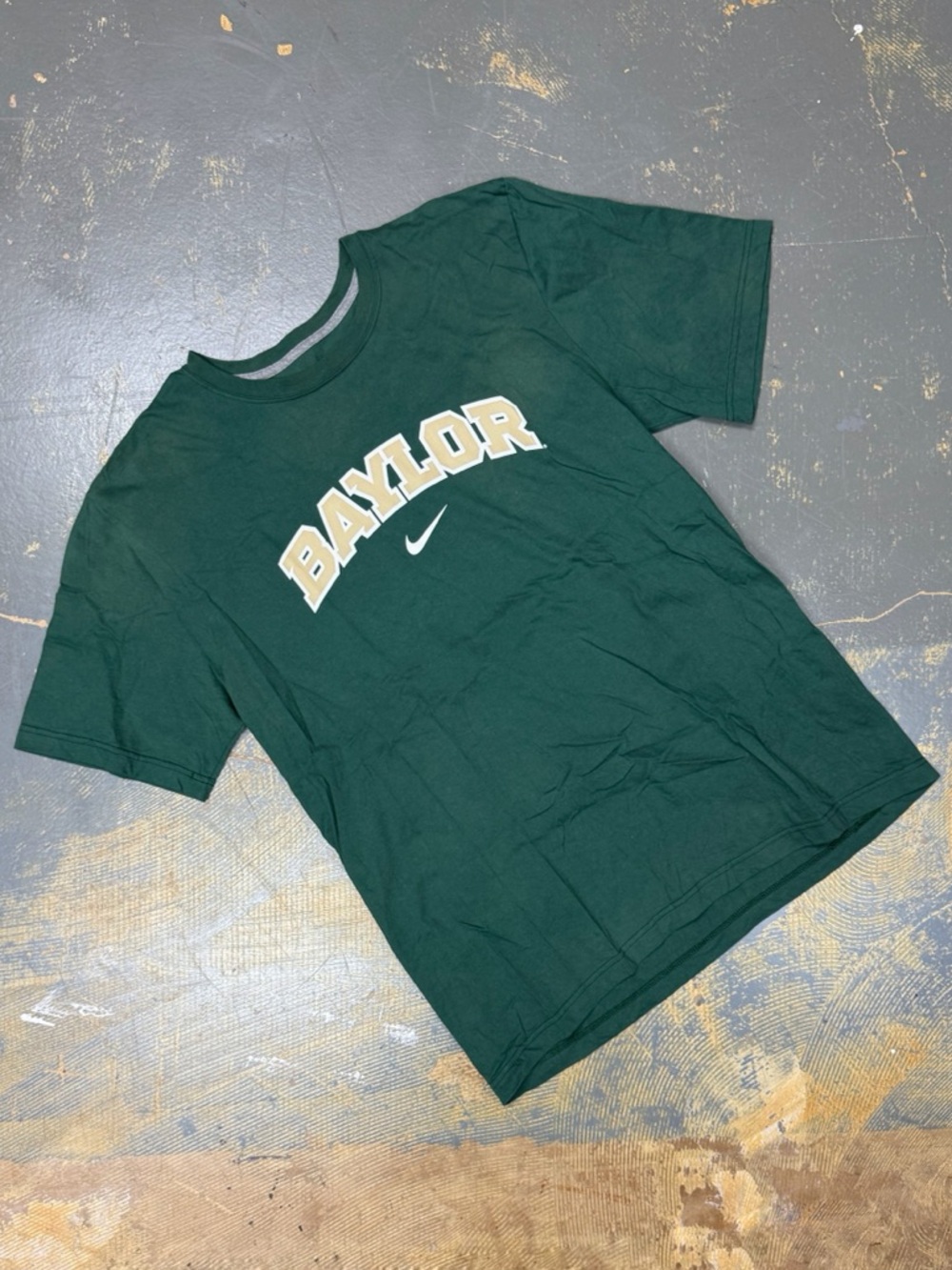 Nike Baylor Bears Shirt 430425-30T Center Swoosh Green XL